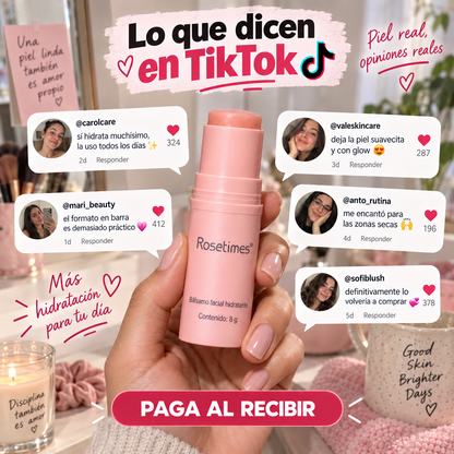 Rosetimes™ Bálsamo Facial – Piel hidratada, suave y luminosa