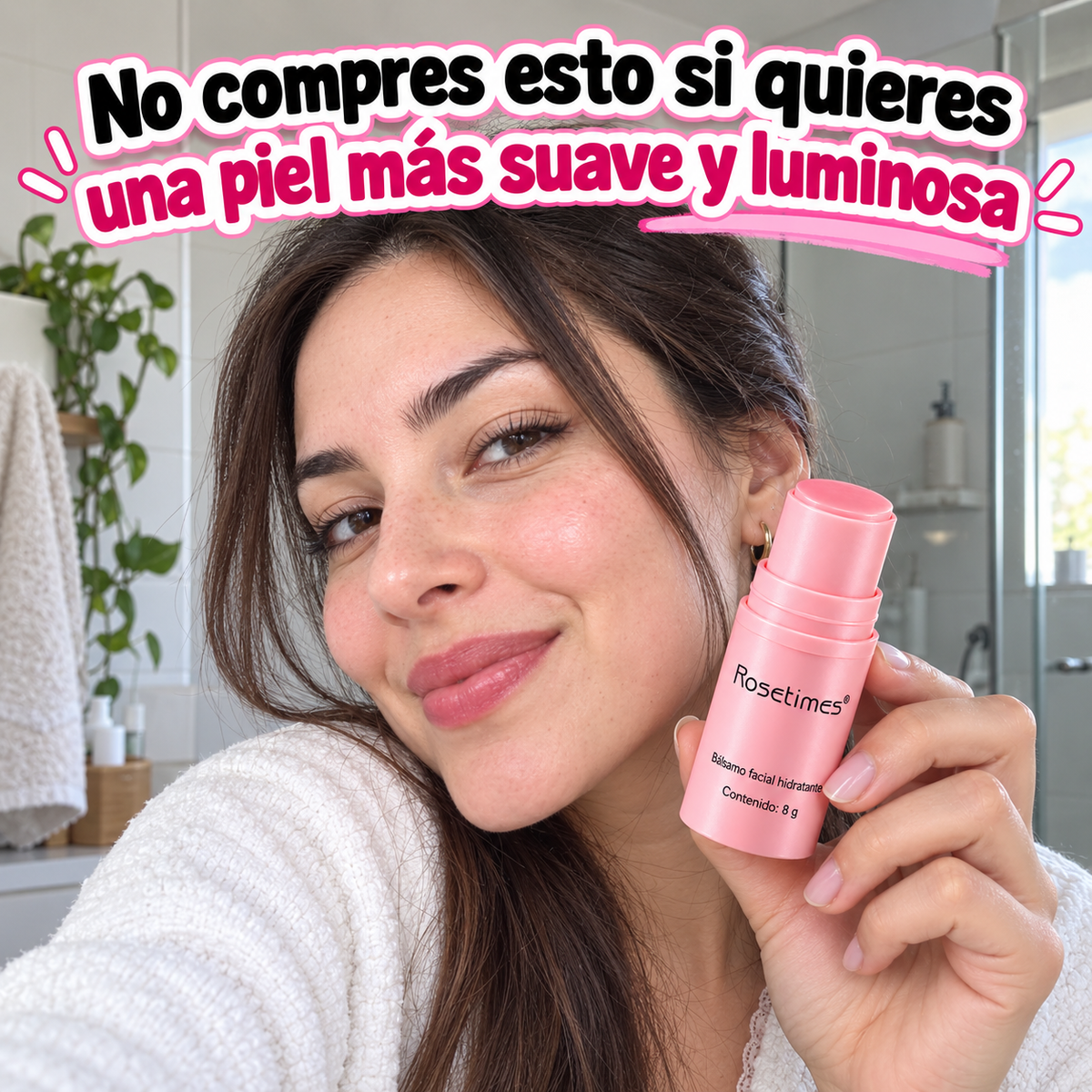 Rosetimes™ Bálsamo Facial – Piel hidratada, suave y luminosa