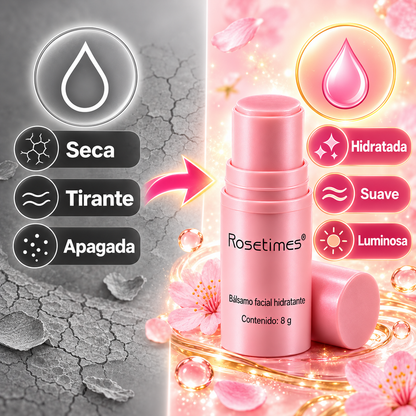 Rosetimes™ Bálsamo Facial – Piel hidratada, suave y luminosa