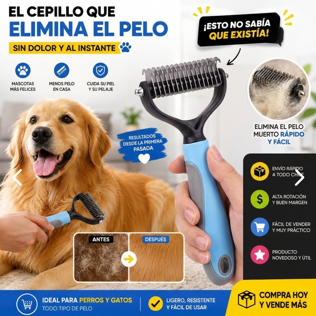 Cepillo Corta Nudos – Menos Tirones, Más Amor 🐾